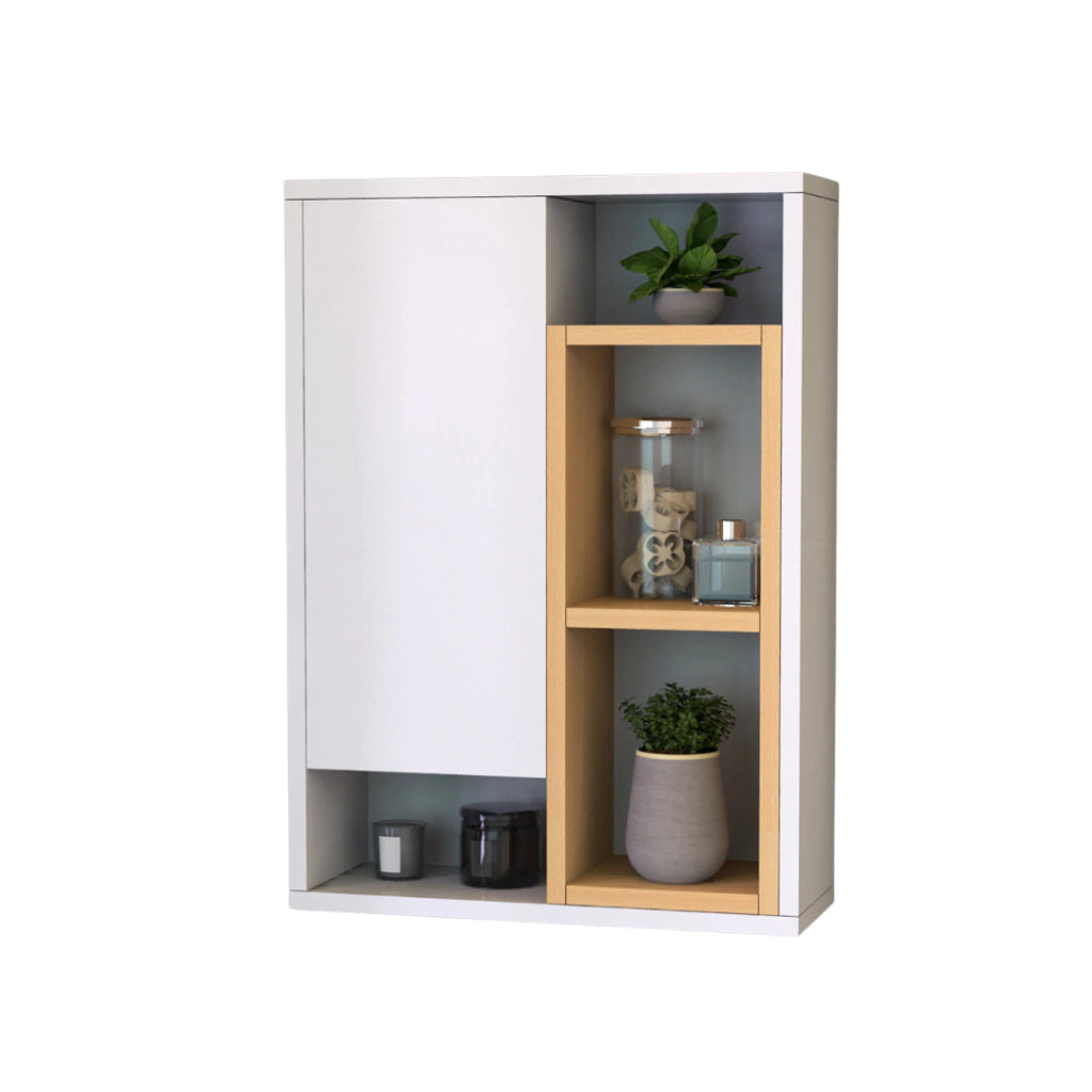 Étagère de rangement avec porte