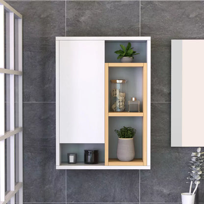 Étagère de rangement avec porte