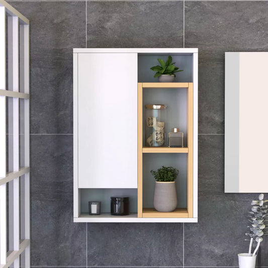 Étagère de rangement avec porte