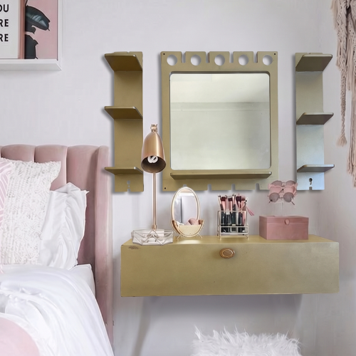 miroir avec étagère