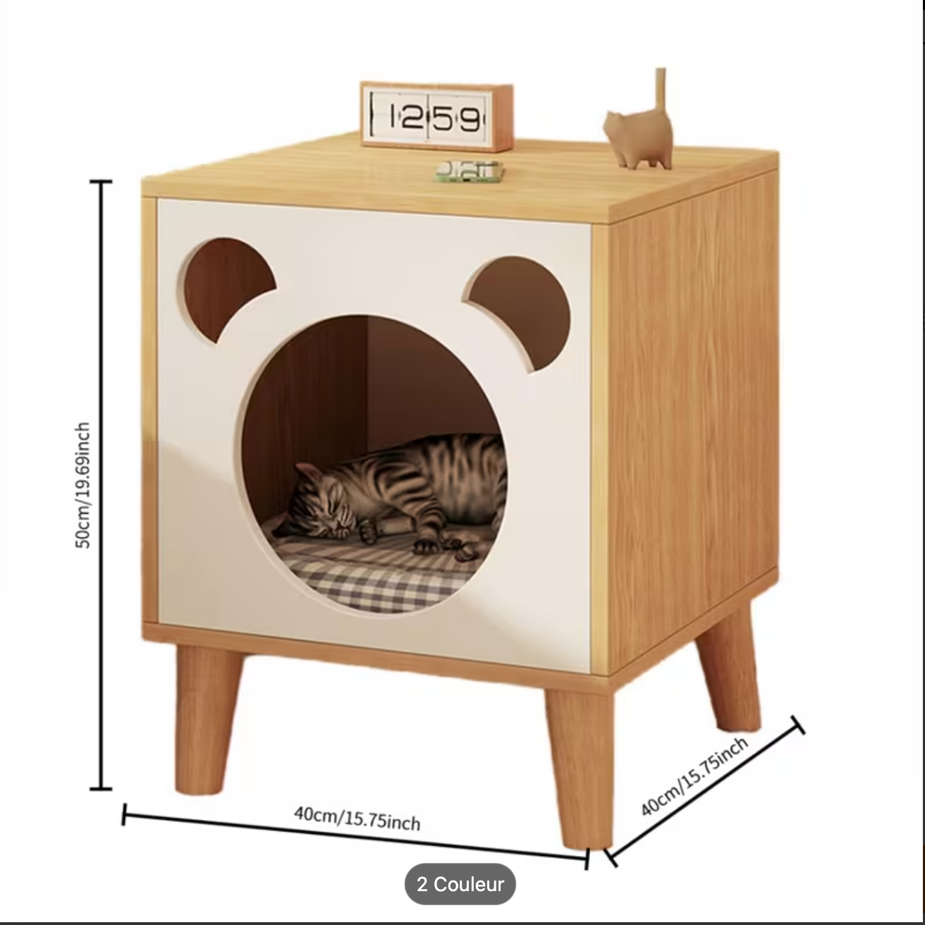 بيت قطط خشبي