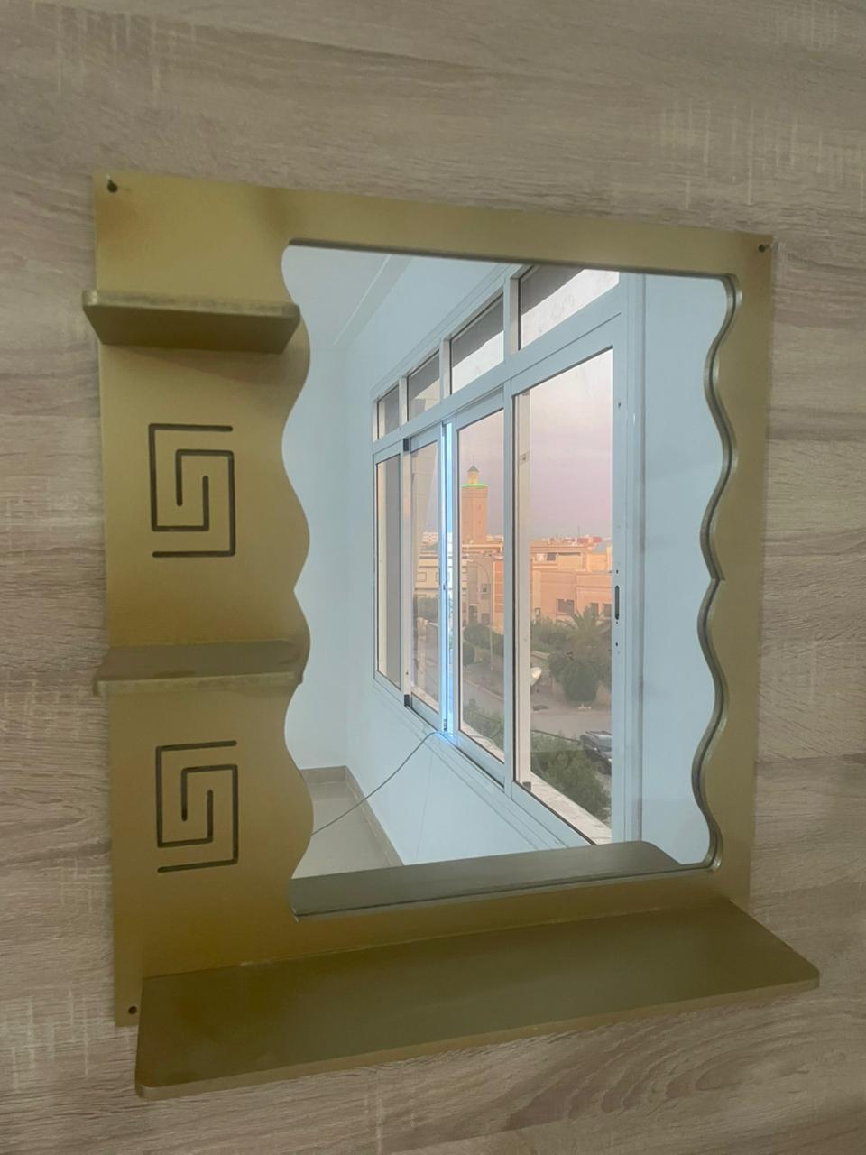 مرآة الحمام + أيات ثلاثية للحائط مجانا