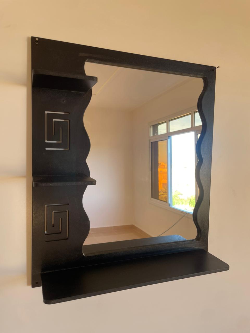 مرآة الحمام + أيات ثلاثية للحائط مجانا