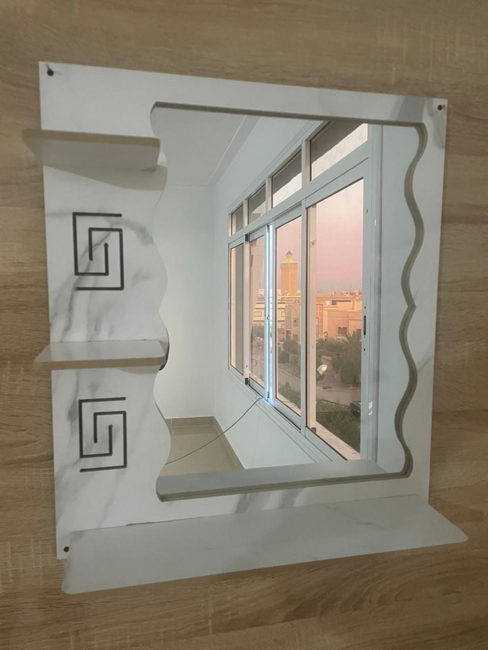 مرآة الحمام + أيات ثلاثية للحائط مجانا