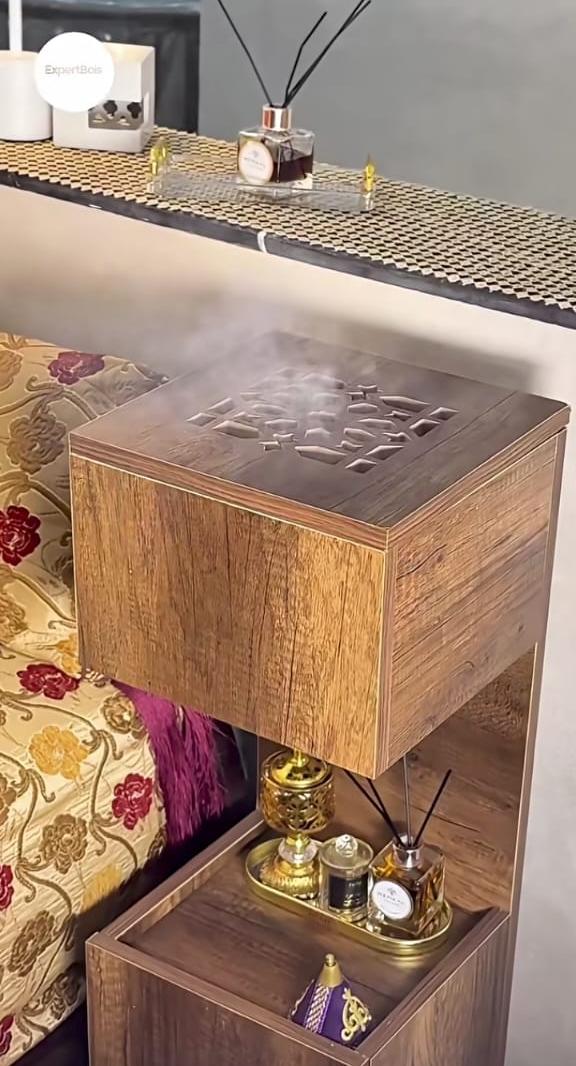 مبخرة خشبية أنيقة
