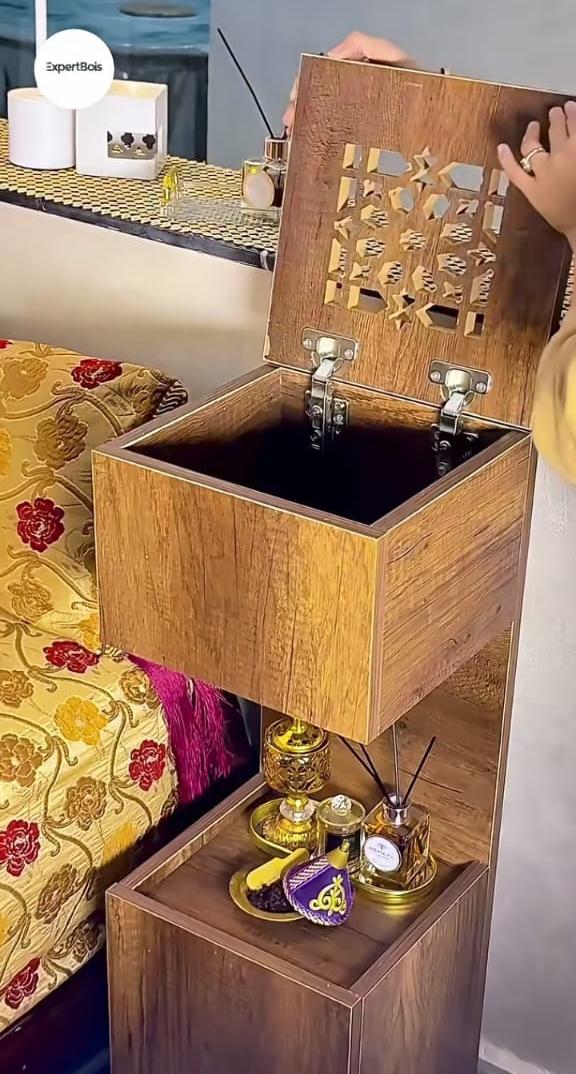 مبخرة خشبية أنيقة